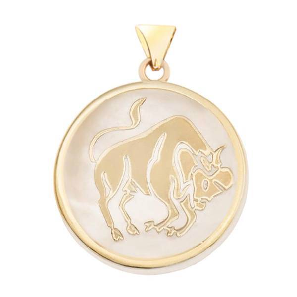 آویز گردنبند طلا 18 عیار مرجان مدل 0100، Marjan 0100 Gold Necklace Pendant Plaque