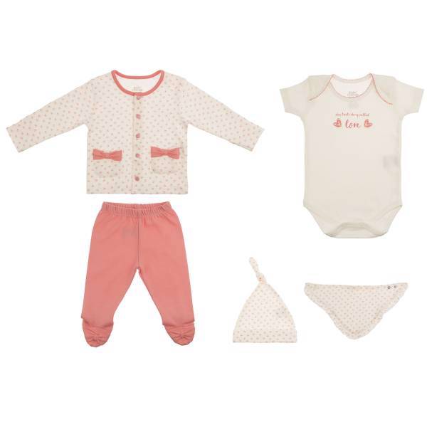 ست لباس نوزادی بیبی کرنر مدل 1095، Baby Corner 1095 Baby Clothes Set