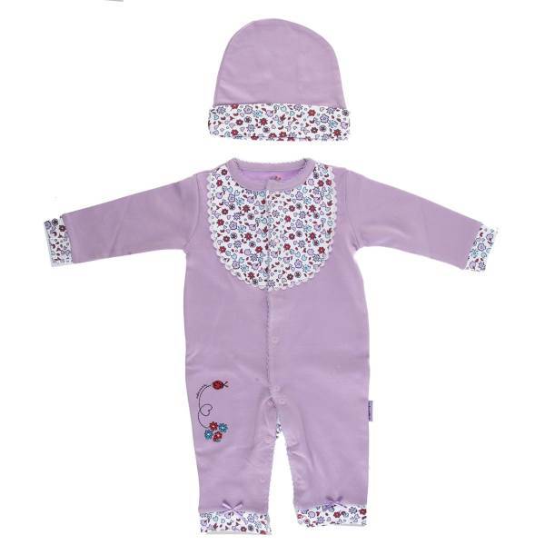 ست لباس دخترانه آدمک مدل 1371002V، Adamak 1371002V Baby Girl Clothing Set