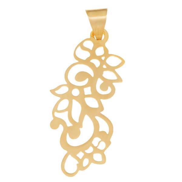 آویز گردنبند طلا 18 عیار ماهک مدل MM0441، Maahak MM0441 Gold Necklace Pendant Plaque