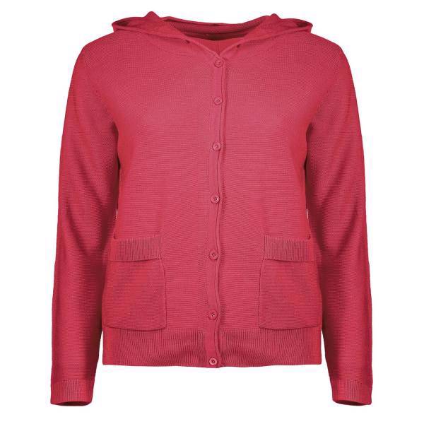 ژاکت نخی کلاه دار زنانه، Women Cotton Hooded Cardigan