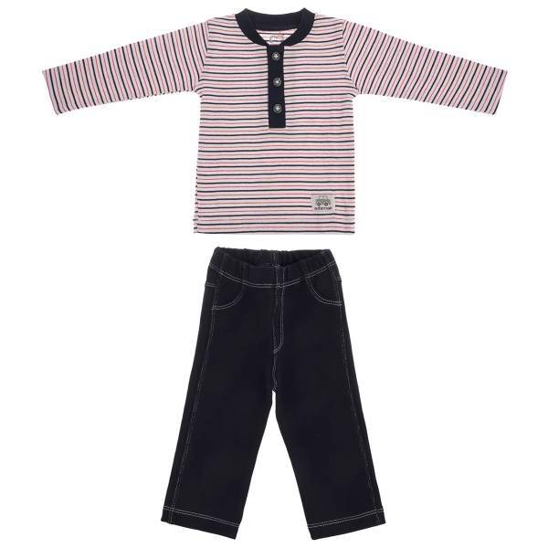 ست لباس پسرانه آدمک مدل 1148011N، Adamak 1148011N Baby Boy Clothing Set