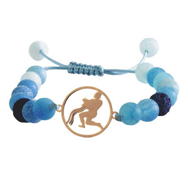 دستبند نوژین مدل بهمن آبی، Nozhin Blue Bahman Bracelet