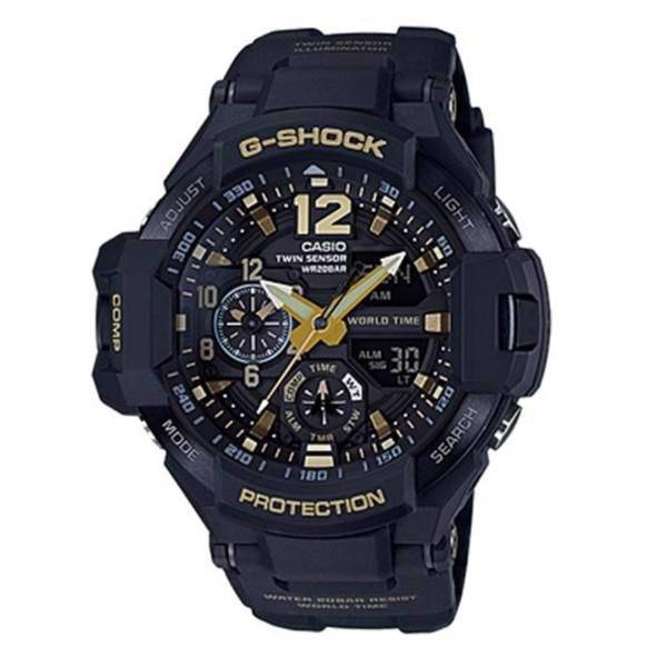 ساعت مچی عقربه ای مردانه کاسیو جی شاک مدل GA-1100GB-1ADR، Casio G-Shock GA-1100GB-1ADR Watch For Men