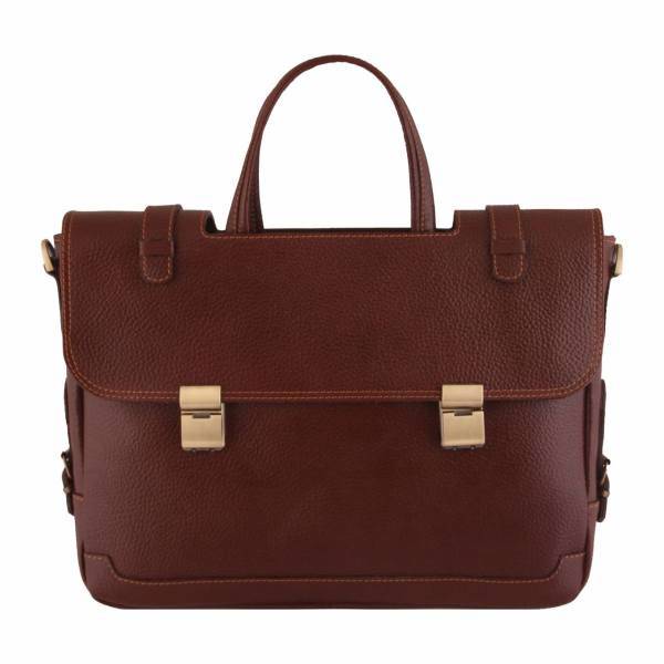 کیف اداری چرم طبیعی شهر چرم مدل 6-111308، Leather City 111308-6 Leather Briefcase