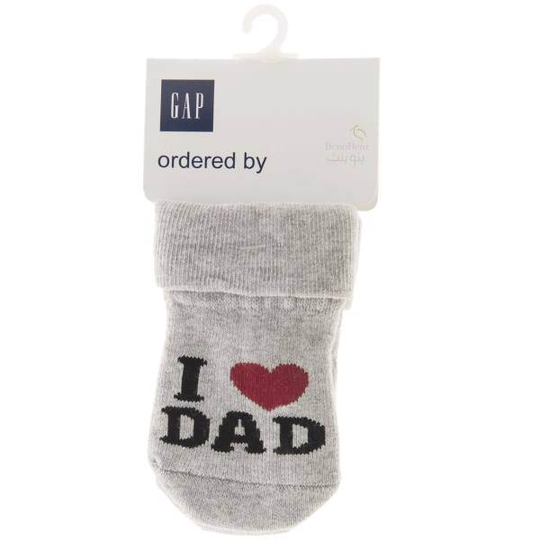 جوراب گپ طرح I Love Dad، Gap I Love Dad Socks