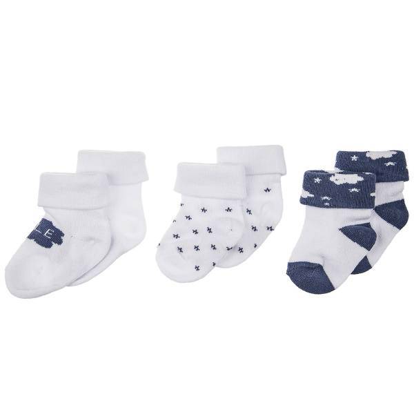 جوراب کارامل مدل COE2441DB بسته 3 عددی، Caramell COE2441DB Socks Pack Of 3