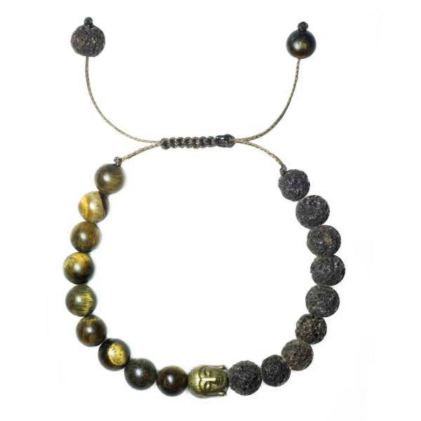 دستبند گالری پانیذ مدل لاوا بودا کد P004، Paniz Gallery Lawa Buddha P004 Bracelet