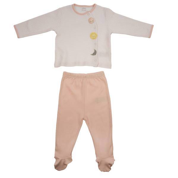 ست لباس نوزادی ارگانیک کیتی کیت مدل 14433P، KitiKate 14433P Organic Baby Clothes Set