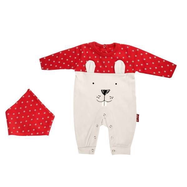 ست لباس دخترانه آدمک مدل 1301011، Adamak 1301011 Baby Girl Clothing Set