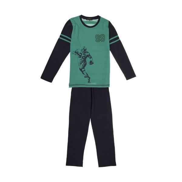 ست تی شرت و شلوار پسرانه ولنتاین مدل 1403، Valentine 1403 T-Shirt And Trousers For Boys