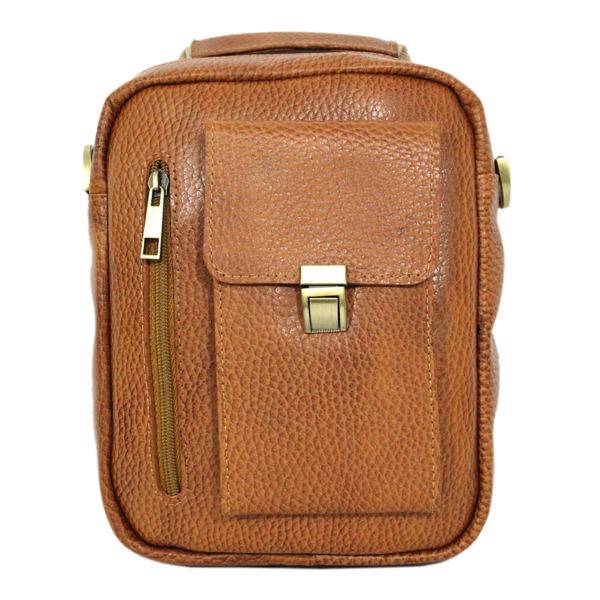 کیف دوشی چرم طبیعی چرم آرا مدل d039