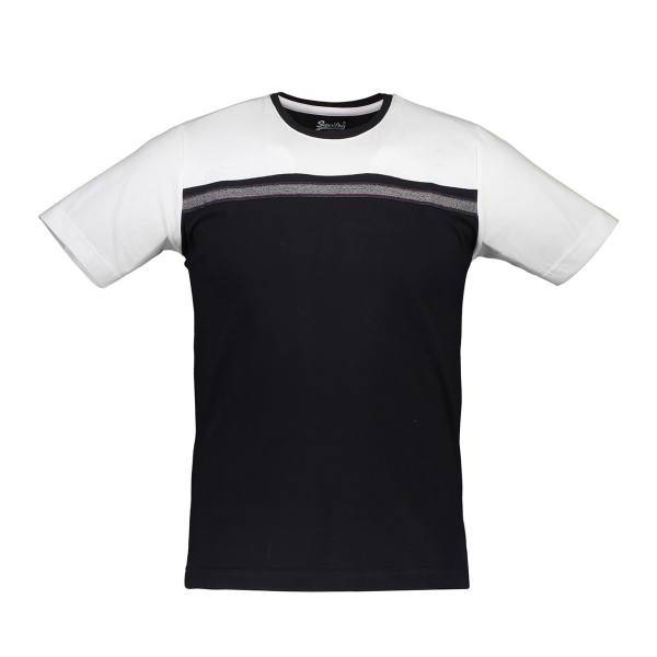 تی شرت آستین کوتاه مردانه آترین مدل BlackWhite، Atrin BlackWhite Short Sleeves T-Shirt For Men