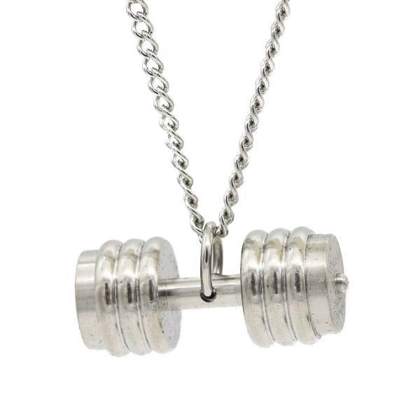 گردنبند لوکسین طرح دمبل مدل N397، Loxin Dumbbell N397 Necklace