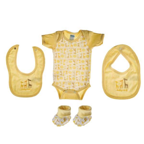 ست لباس نوزادی بی بی مینک مدل Baby Set کد BM307، Baby Mink Baby Set BM307 Baby Clothes Set