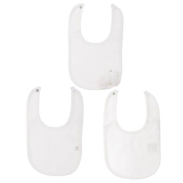 پیشبند کارامل مدل 2306W بسته 3‌ عددی، Caramell 2306W Baby Bib 3pcs