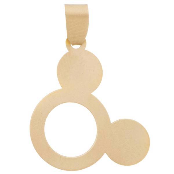 آویز گردنبند طلا 18 عیار پندار گلد مدل AG39، Pendar Gold AG39 Gold Necklace Pendant Plaque