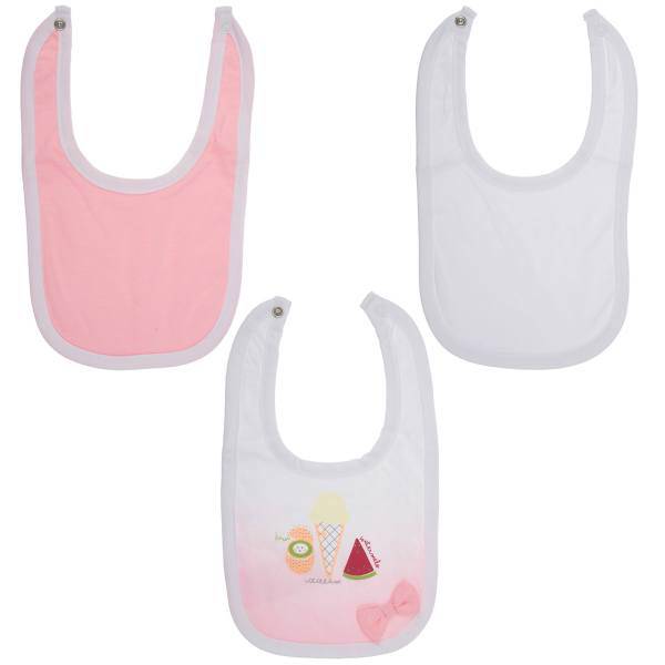 پیشبند کارامل مدل ONK2385P بسته 3‌ عددی، Caramell ONK2385P Baby Bib 3pcs