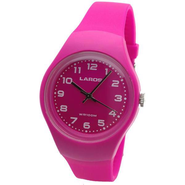 ساعت مچی عقربه ای لاروس مدل LC-A300-DarkPink، Laros LC-A300-DarkPink Watch