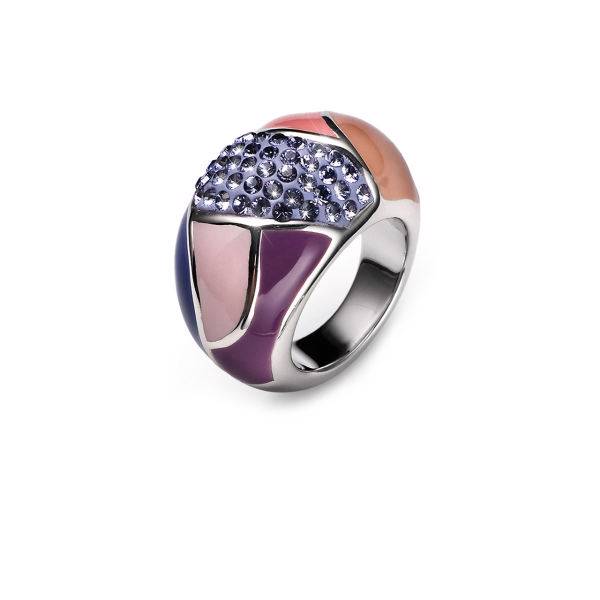 انگشتر نقره الیور وبر مدل انتخاب 7724-VIO، Ring Choice 925AG Rhod Violet