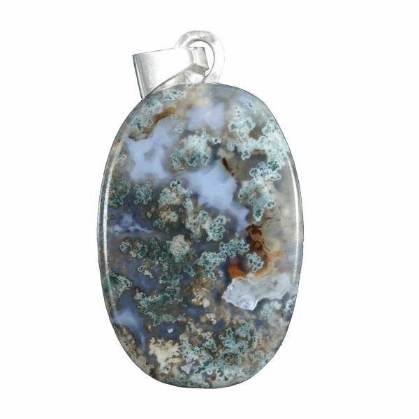 آویز گردنبند نقره عقیق پارس مدل A027، pars agate A027 Silver Necklace