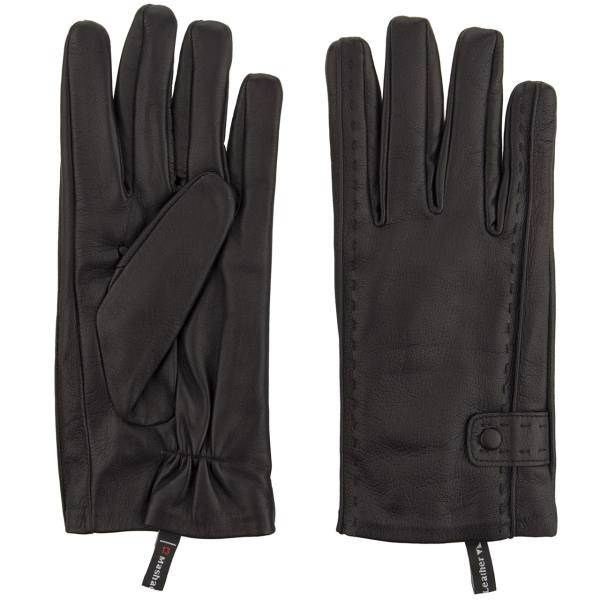 دستکش مردانه چرم مشهد مدل Black R0530، Mashad Leather Black R0530 Gloves