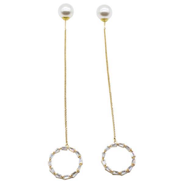 گوشواره آویز کیدتونز طرح حلقه کد KBE-010