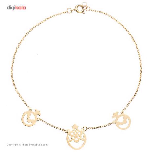 پابند طلا 18 عیار ماهک مدل MA0059، Maahak MA0059 Gold Shackles