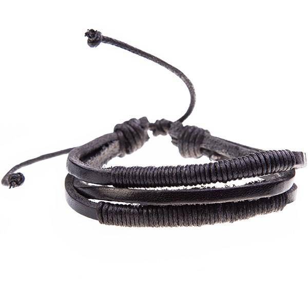دستبند چرمی جی دبلیو ال مدل B15042، JWL B15042 Bracelets