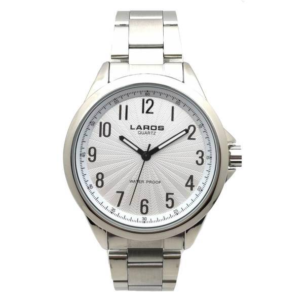 ساعت مچی عقربه ای مردانه لاروس مدل LM-N612-Silver