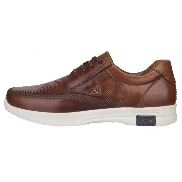 کفش مردانه چرم طبیعی استینگ مدل F2 عسلی، Sting F2 Leather For Men Shoes