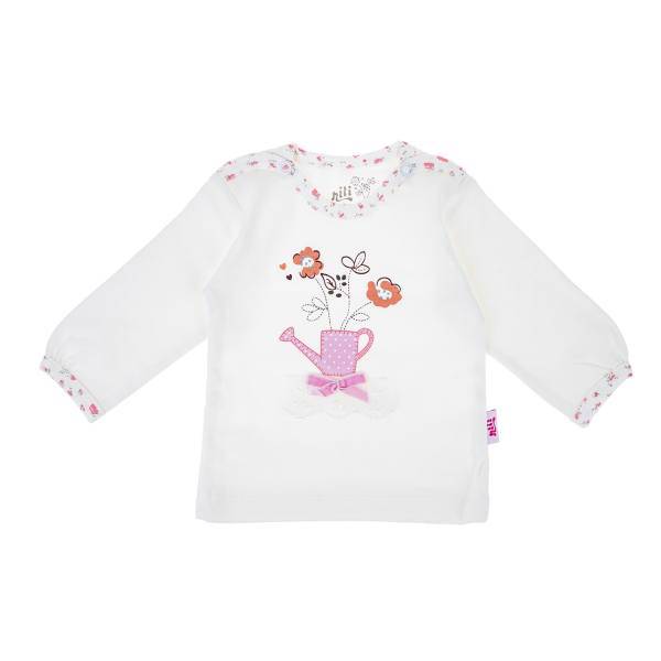 تی شرت آستین بلند نوزادی نیلی مدل sprinkler، Nili sprinkler Baby T Shirt With Long Sleeve