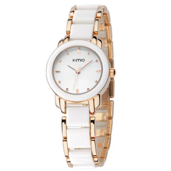 ساعت مچی عقربه ای زنانه کیمیو مدل K455L-Mesi-Sefid