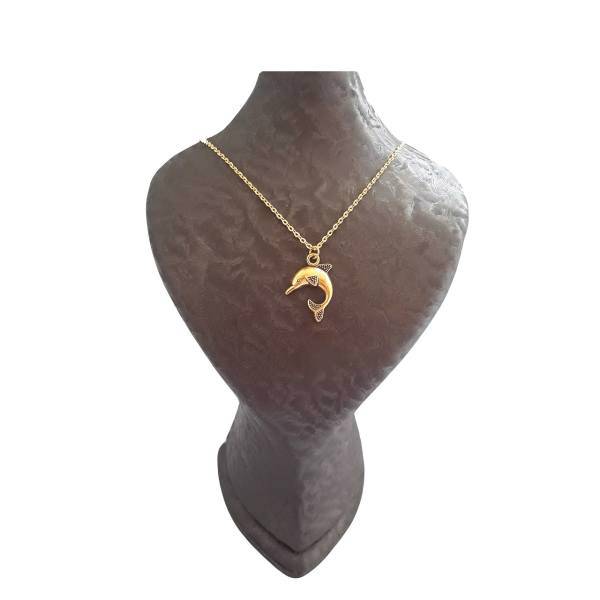 گردنبند طرح دلفین مدل A111