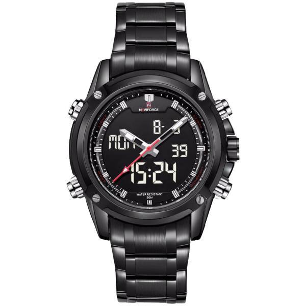 ساعت مچی عقربه ای مردانه نیوی فورس مدل NF9050M/BBW، Naviforce NF9050M/BBW Watch For Men