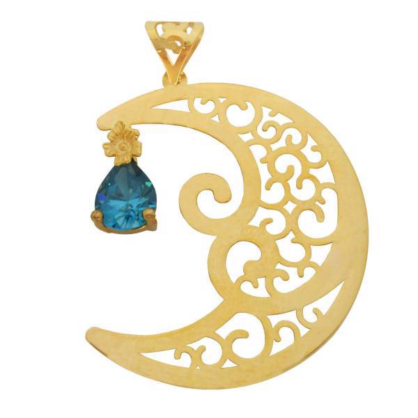 آویز گردنبند طلا 18 عیار شانا مدل N-SG67، Shana N-SG67 Gold Necklace Pendant Plaque