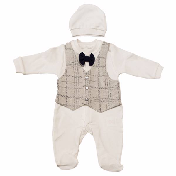 لباس سرهمی فلکسی مدل 213380Gray