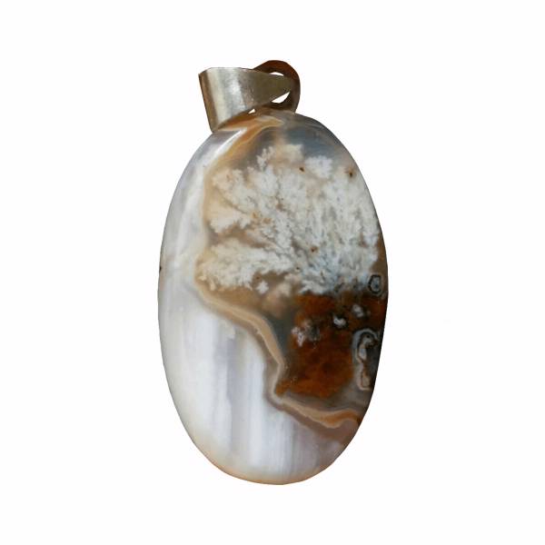 آویز گردنبند نقره عقیق پارس مدل A056، pars agate A056 Silver Necklace