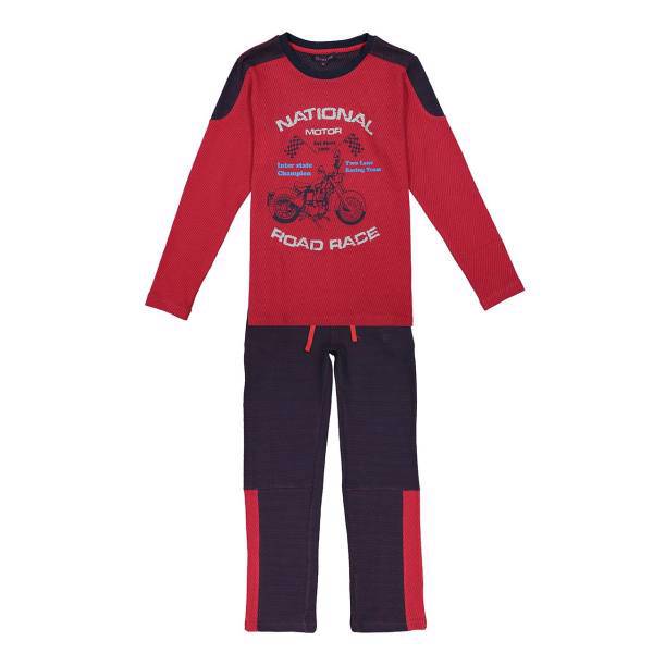 ست تی شرت و شلوار پسرانه ولنتاین مدل 1391B، Valentine 1391B T-Shirt And Trousers For Boys