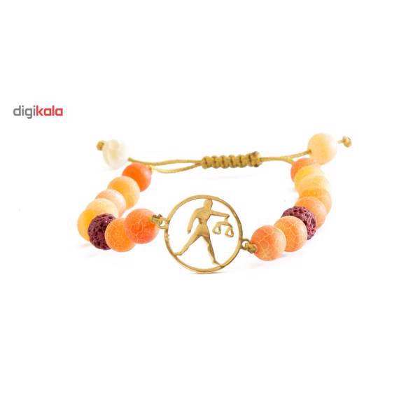 دستبند نوژین مدل مهر نارنجی، Nojin Mehr Orange Bracelet