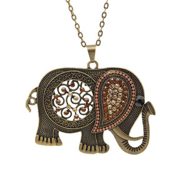 گردنبند لوکسین طرح فیل مدل N246، Loxin Elephant N246 Necklace