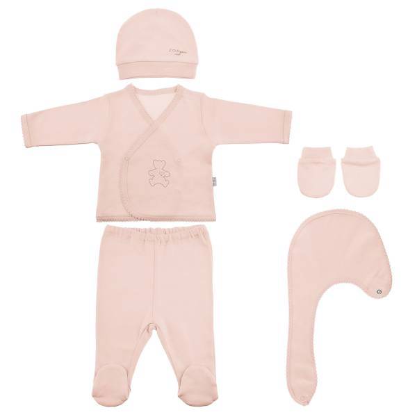 ست لباس نوزادی ارگانیک کیتی کیت مدل 75295P، KitiKate 75295P Organic Baby Clothes Set