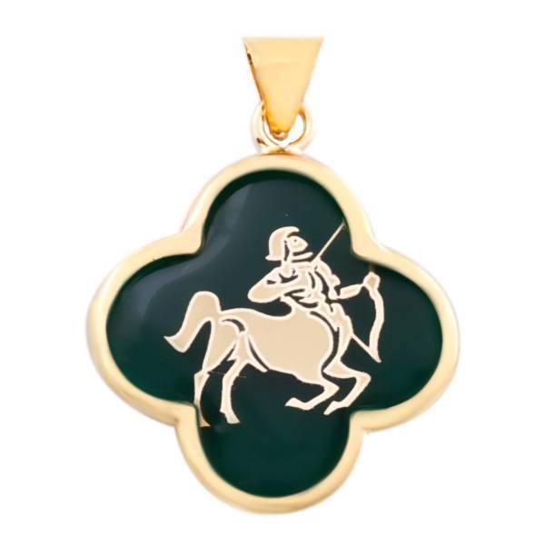 آویز گردنبند طلا 18 عیار مرجان مدل 0138، Marjan 0138 Gold Necklace Pendant Plaque