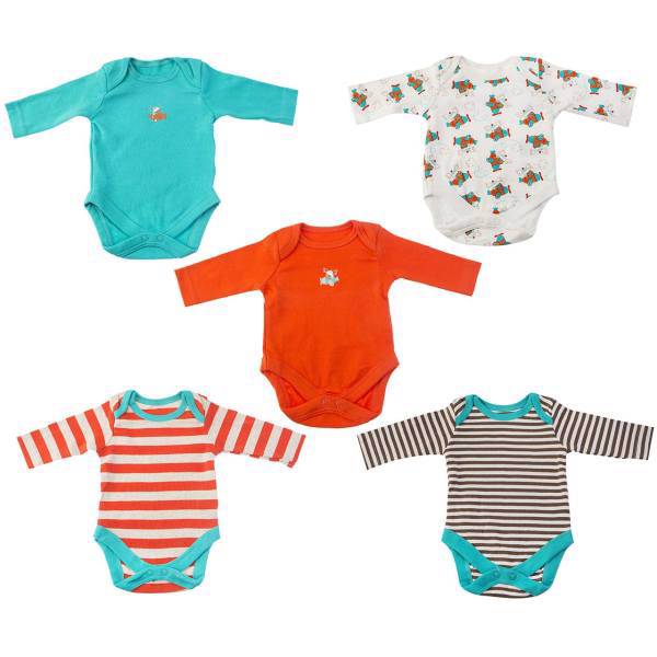 ست زیر دکمه دار آستین بلند مادرکر مدل C6229، Mothercare C6229 Under Button With Long Sleeves Set