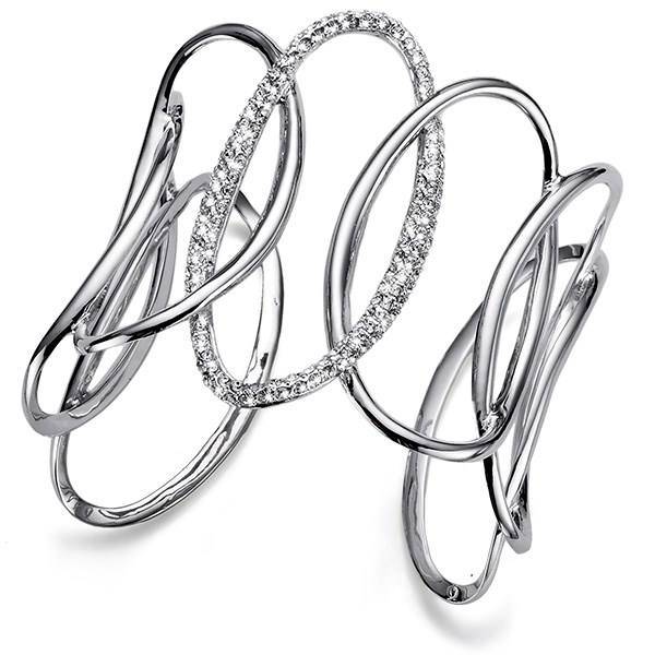 دستبند النگویی کریستال الیور وبر مدل ابدی 2836، Oliver Weber 2836 Forever Crystal Bracelet