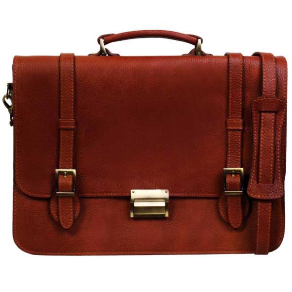 کیف اداری چرم طبیعی چرم ناب کد 100، Nableather Office bagcod 100