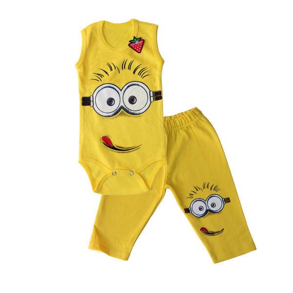 بلوز و شلوار نوزادی babyset مدل minion