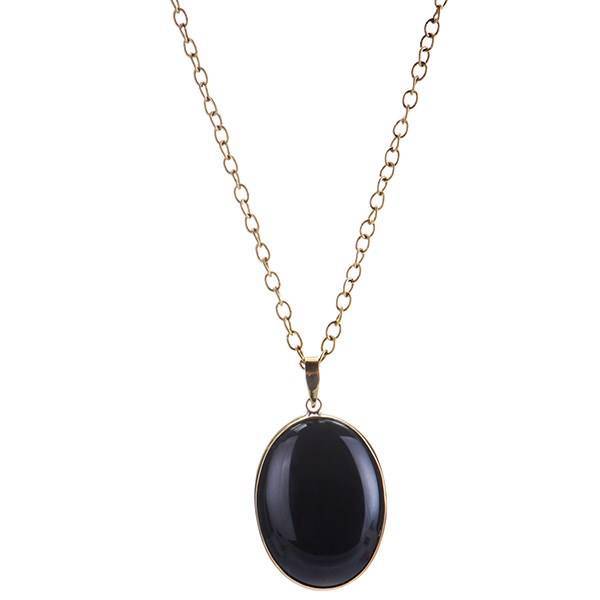 گردنبند ناردونه مدل اونیکس بیضی، Nardoone Necklace