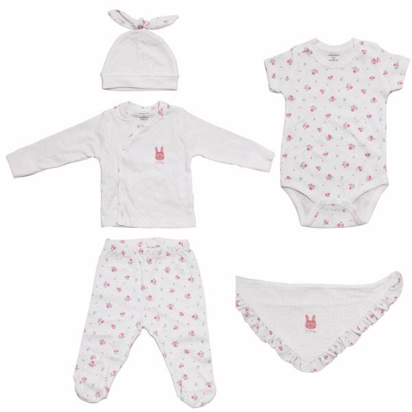 ست لباس نوزادی اندی واوا مدل 1280، Andy Wawa 1280 Baby Clothes Set