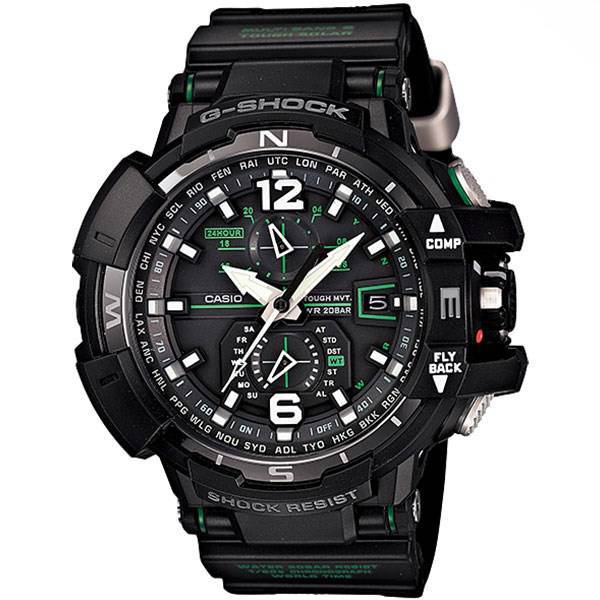 ساعت مچی عقربه ای مردانه کاسیو جی شاک GW-A1100-1A3DR، Casio G-Shock GW-A1100-1A3DR